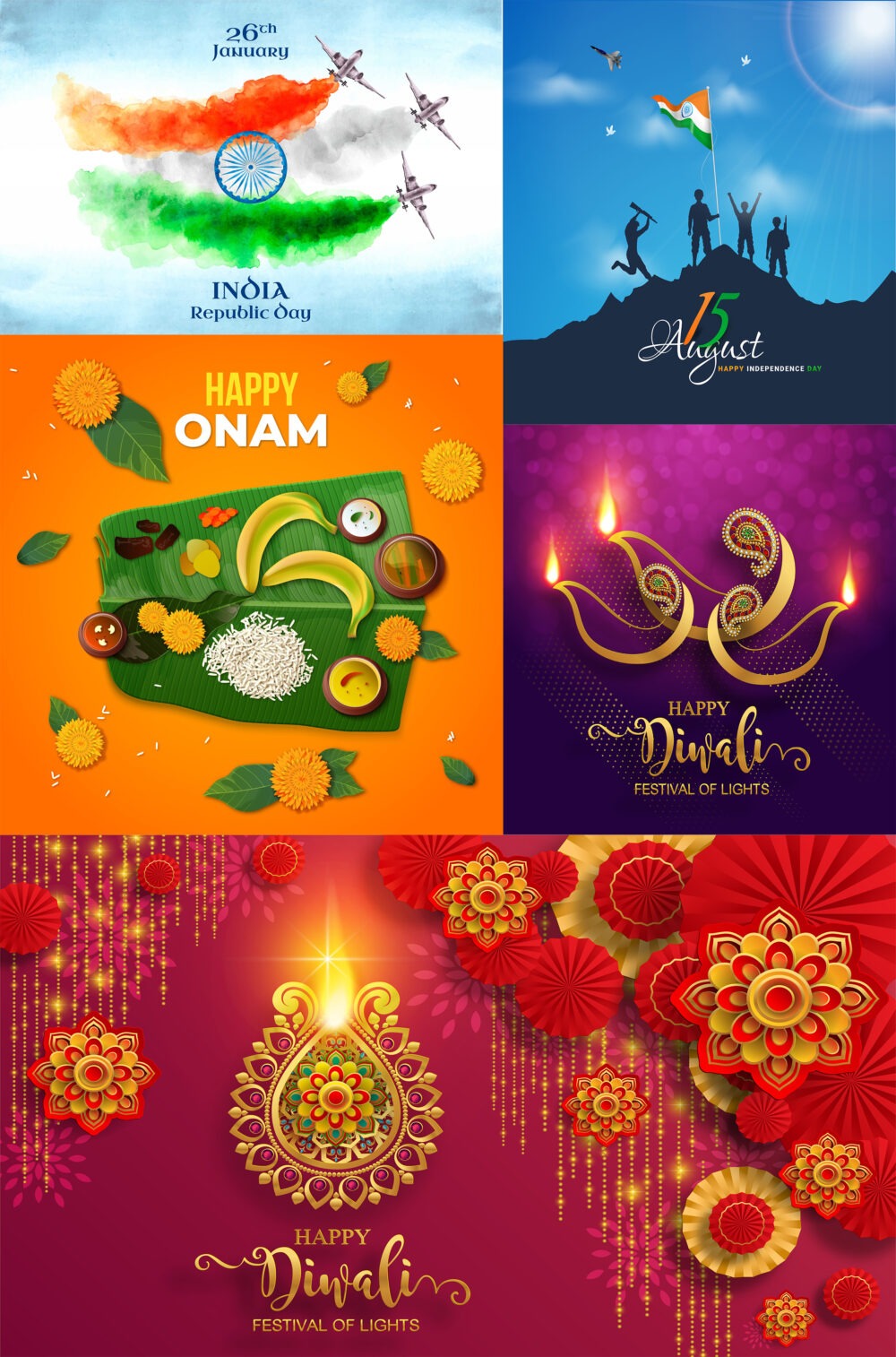 700+ Indian Festivals Post Templates Bundle - Image 6