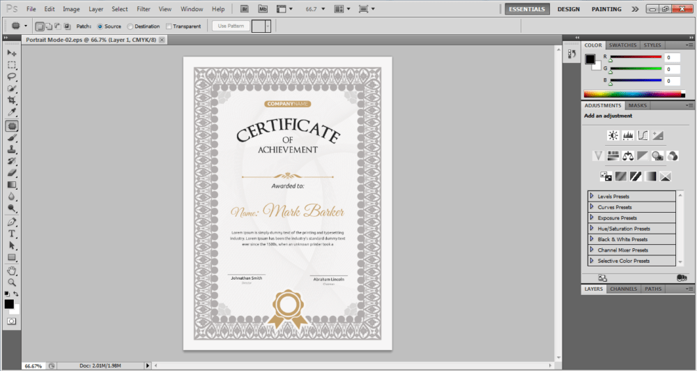 100 Certificate Design Templates - Image 4